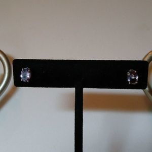 🎄🎁Genuine Tanzanite 7x5 Oval Studs🎁🎄 AAA+.